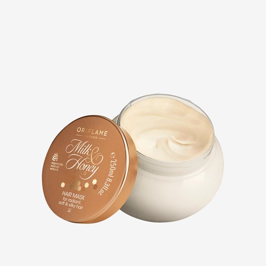 Oriflame Milk and Honey Gold Hair Mask for Radiant Soft Silky Hair (250 ML)