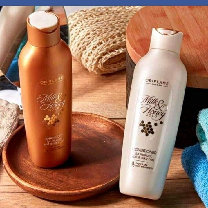 Oriflame Milk and Honey Hair Protein Treatment Shampoo + Conditioner + Hair Mask