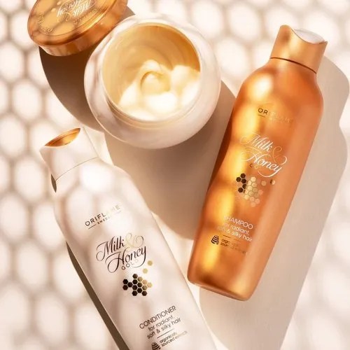 Oriflame Milk and Honey Hair Protein Treatment Shampoo + Conditioner + Hair Mask