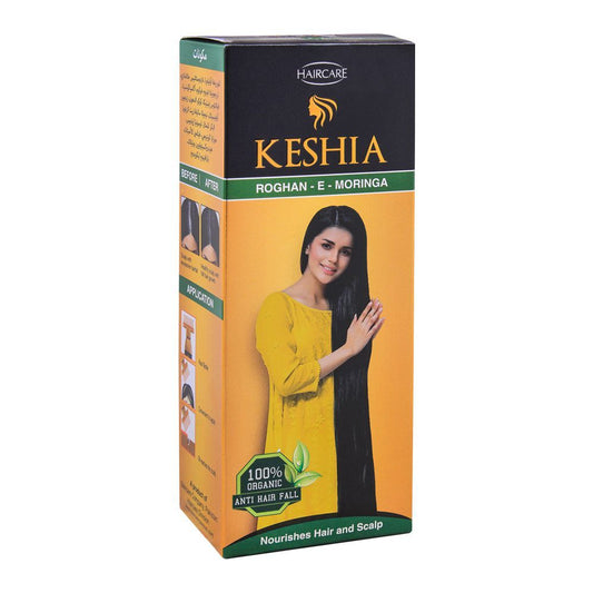 KESHIA Rogan-e-Moringa Hair Oil, 100% Organic, Anti Hair Fall, 120ml