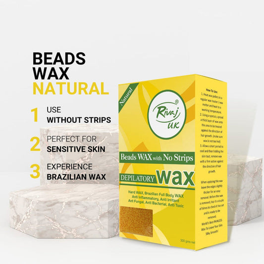 RIVAJ-UK Beads Wax Natural (150g)