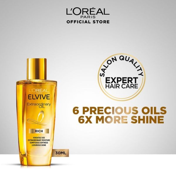 Loreal paris elvive extraordinary oil hair serum 30 ml - for all hair types