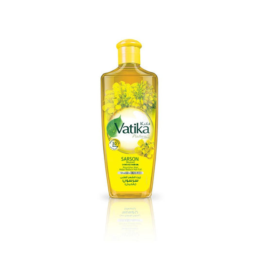 Dabur Vatika Naturals Sarson Nourishes Hair Enriched Hair Oil, 200ml