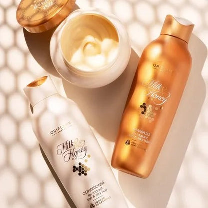 Oriflame Milk and Honey Hair Protein Treatment Shampoo + Conditioner + Hair Mask